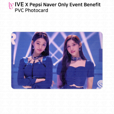 IVE ウォニョン PEPSI 2022 懸賞特典 IVE x Pepsi 2nd Event Benefit Wonyoung Leeseo PVC Photocard KPOP K