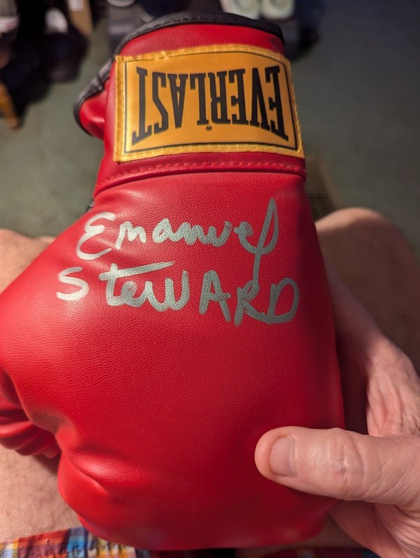 Emanuel Steward Signed Glove