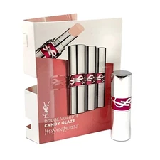 YSL Yves Saint Laurent Rouge Volupte 02 Candy Glaze Double Care Balm Mini Travel