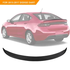MIROZO For 13-17 Dodge Dart Down-Force Trunk Rear Spoiler Wing Lip ABS Plastic