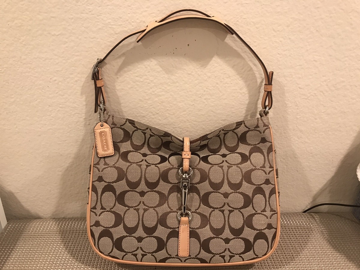 バッグ COACH Signature Clip Hobo Shoulder Bag Coach Signature Clip Hobo | eBay