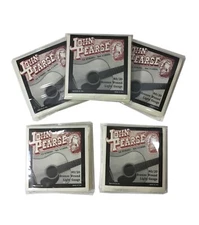 John Pearse Guitar Strings 5 Sets 12 String Set Bronze Wound Light Gauge 1300L