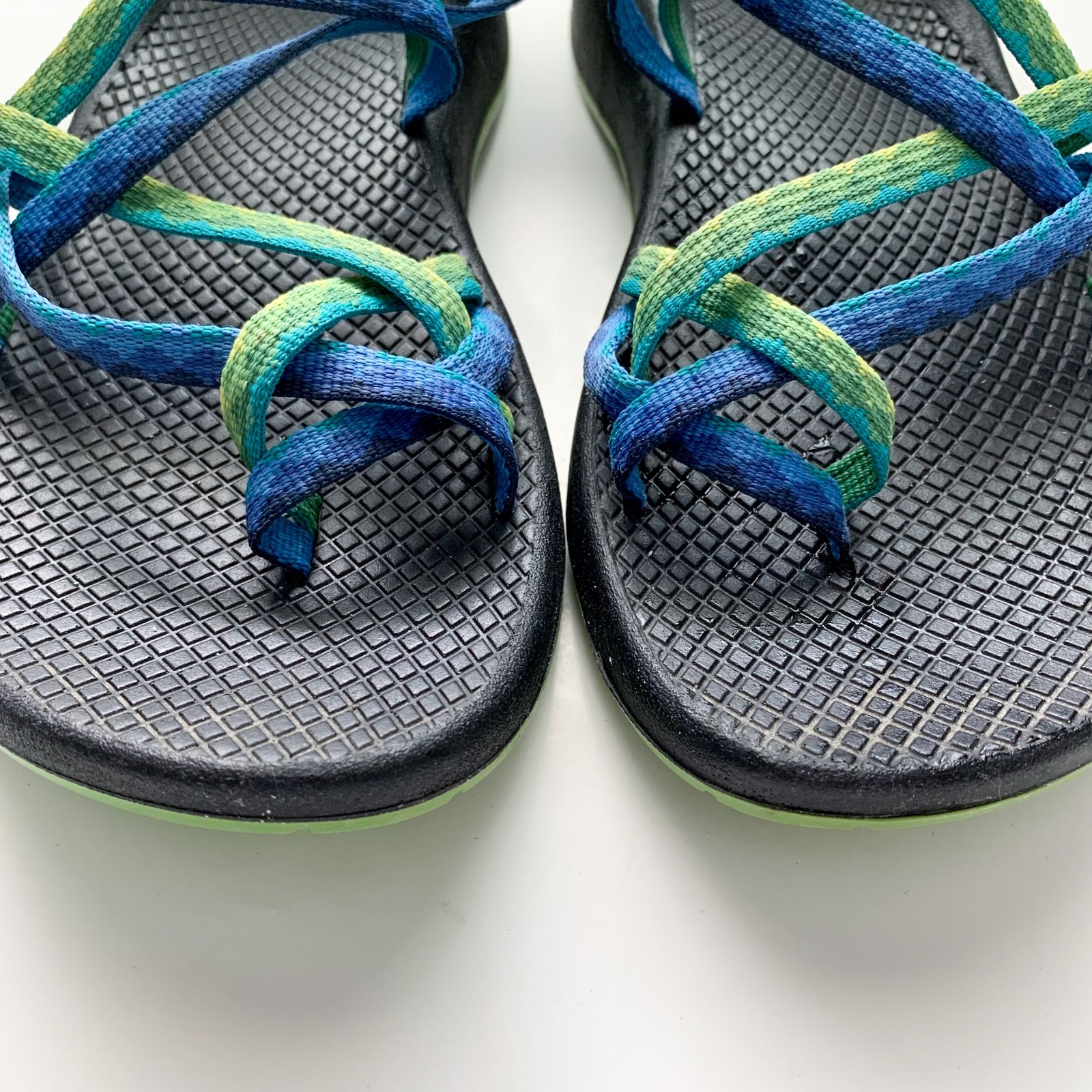 APL Sandali donna Chaco ZX2 Yampa blu verde fiume sport escursionismo outdoor taglia 9