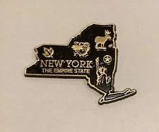 New York State Map Rubber Fridge Magnet DW7