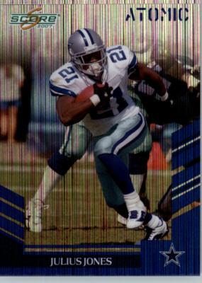 2007 Score Football Atomic #2 Julius Jones - Dallas Cowboys