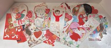28 Vintage Valentine Cards Mostly HALLMARK Made in USA 1970's - 80's
