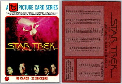 1979 Topps STAR TREK The Movie Trading Cards - Set Break - Pick Your Cards NM/MT