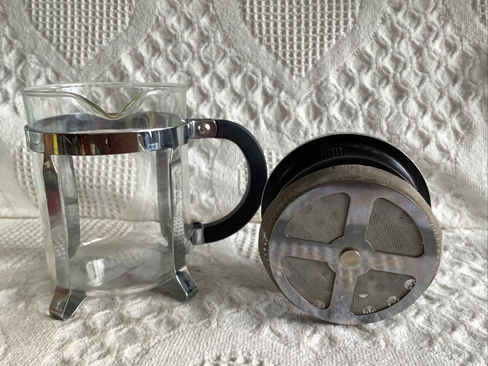 Chambord Bodum French Press Coffee Silver 17 oz 4 Cup