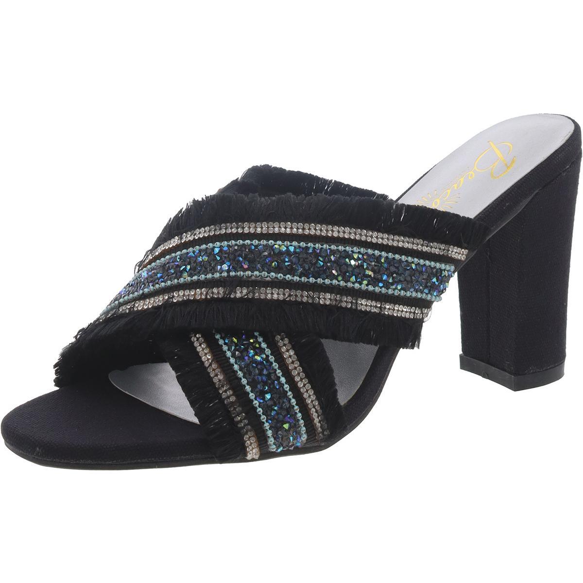 Женские босоножки Beacon Abigail Black Slides Slide размер 10 средний B M BHFO 9057 6290₽