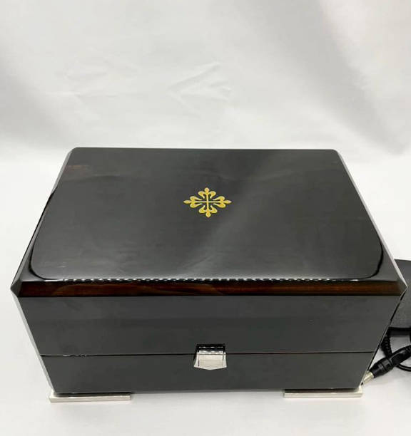 Authentic RARE Patek Philippe Wooden Watch Box Winder for Perpetual Calendar eBay