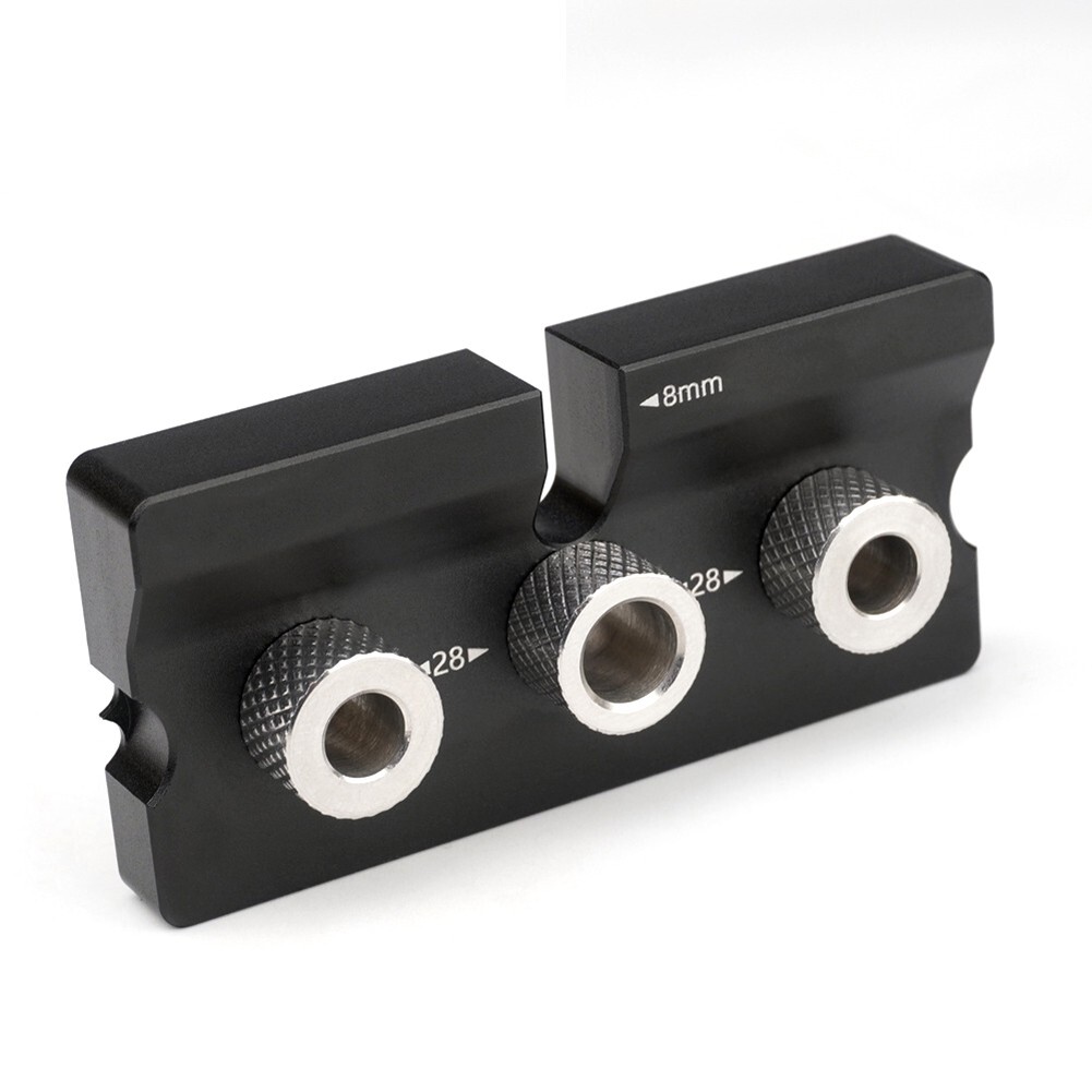 Accurate Wood Hole Drilling Guide Tool with Adjustable Drill Bushing