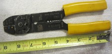 1 Crimper Wire Stripper Crimper & Screw Cutter,multi tool,yellow handle VTG