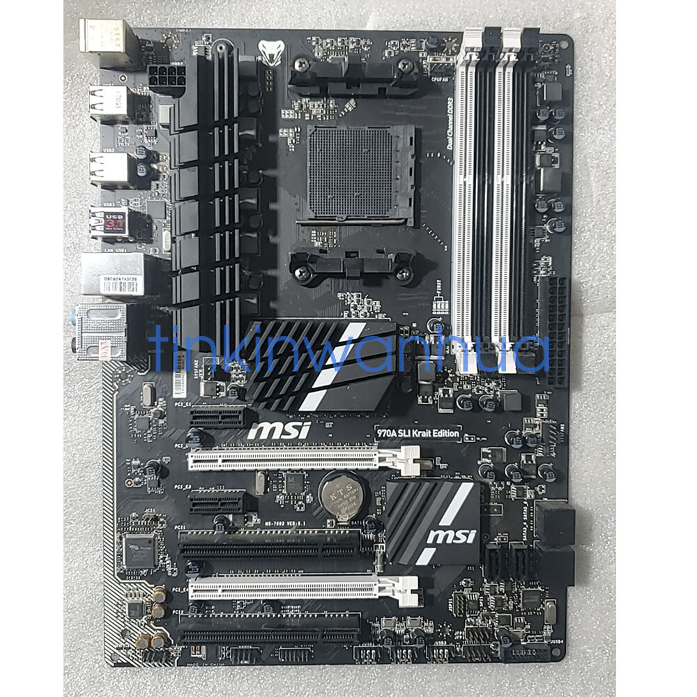 For MSI 970A SLI KRAIT EDITION 970 Motherboard Socket AM3+ DDR3 6×SATA3 ATX