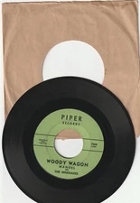Manuel And The Renegades surf walk woody wagon PIPER 7" Single 45 RPM