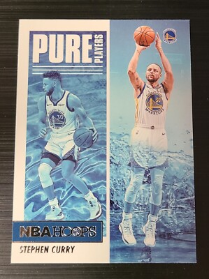 2021-22 Panini Hoops Basketball Stephen Curry Pure Players #8 Golden State...