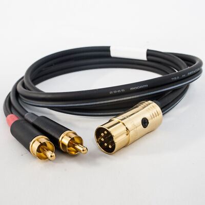 Quad Premium Aux Eingang Kabel 5 Pin din Sich Doppelt Phono Rca Cinche. Mogami