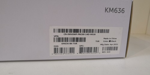 Dell KM636 Wlan Tastatur Maus Set Schwarz KM636-BK-TUR Kabellos Türkisch Türkçe - Bild 7 von 10