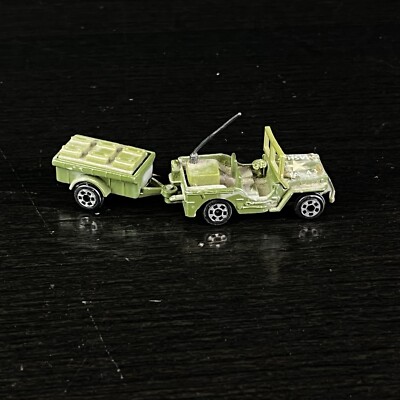 Vintage Zylmex T432 US Army Military Jeep With Trailer MASH