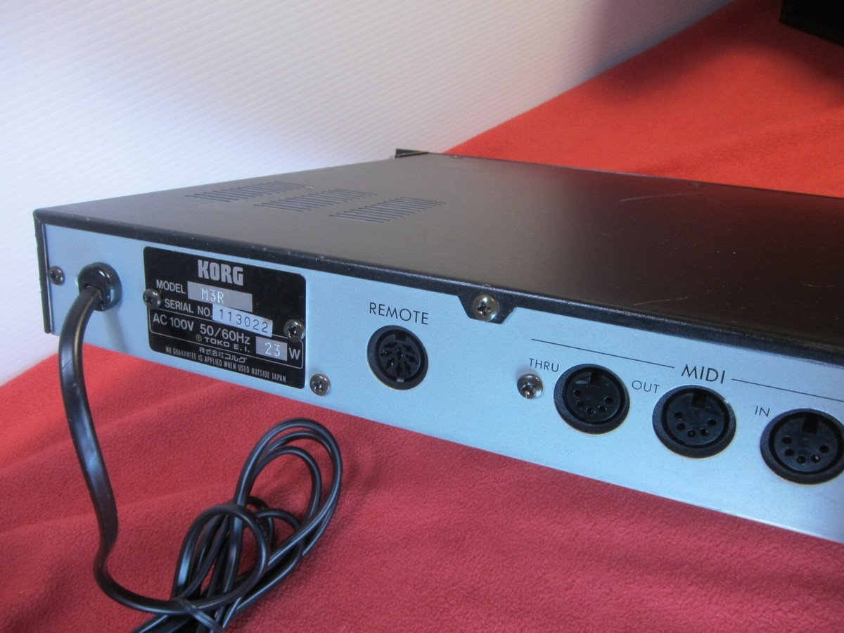 Korg Synthesizer Module M3R New Battery from Tested AC100V / Fast 