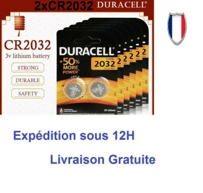 2xPiles DURACELL/PANASONIC /SONY CR2032/CR2016/CR2025