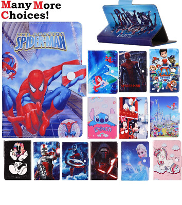 Hülle für Samsung Galaxy Tablet A A6 7'' 8'' 10,1'' Stand Up Leder Kinder Tab Cover