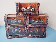 MOTORCYCLE Lot of 6 Diecast Bike 1:32 NewRay Indian Sport 1947 Indian Chief 1945
