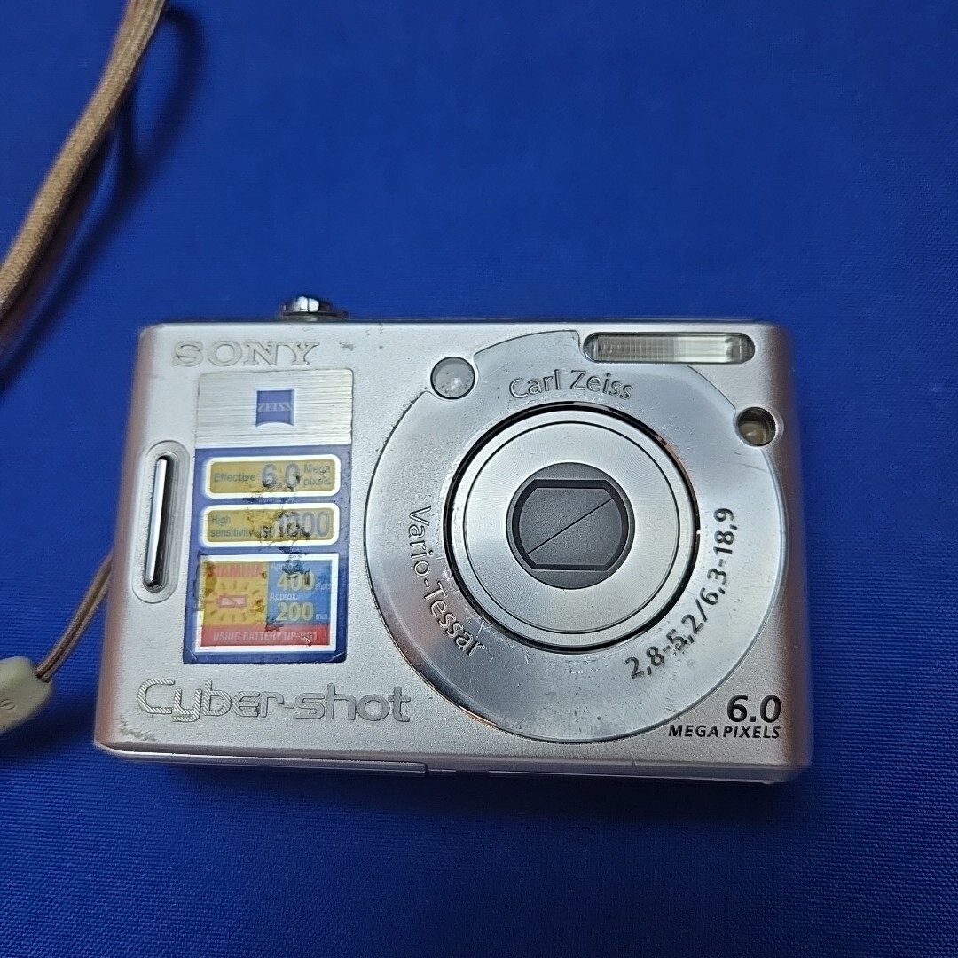 動作品】SONY ソニー Cyber-Shot DSC-W30 レトロコンデジ