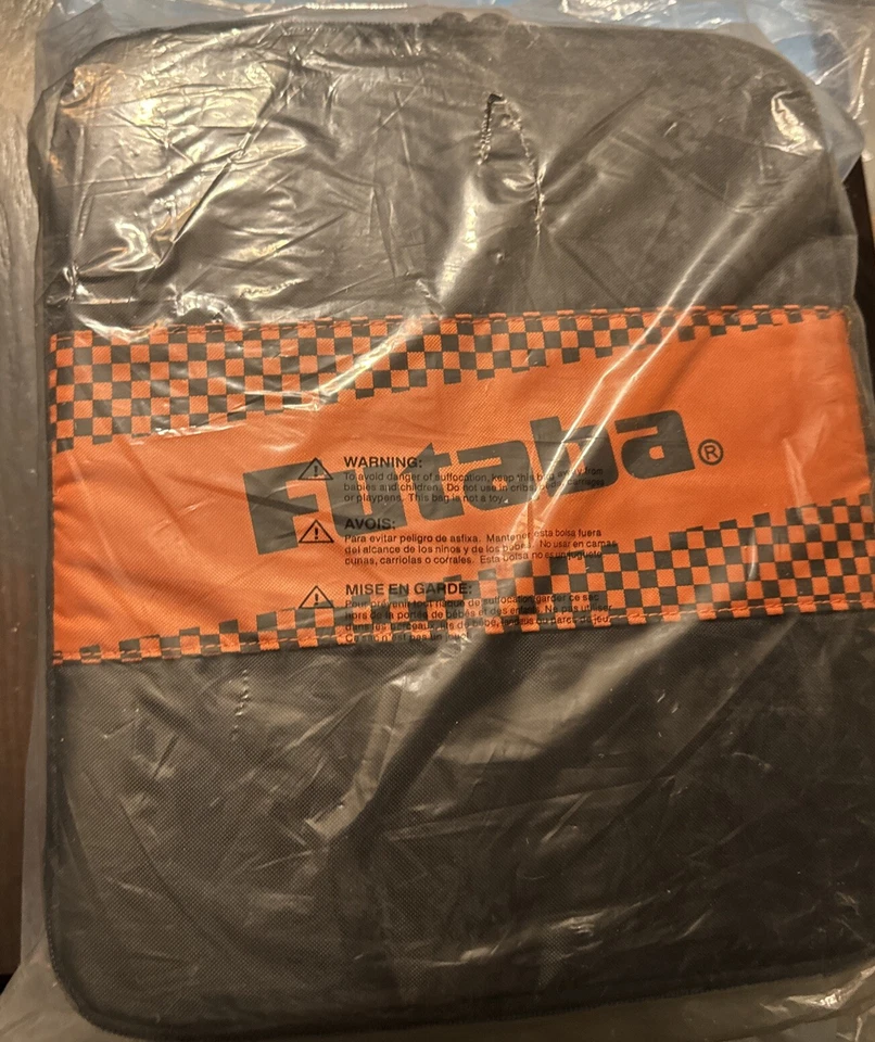 2005 Futaba Universal Gear Bag #FUTP1001 - Orange checkered front NIB - Image 2 of 4