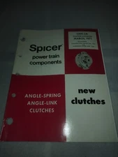 vintage spicer power train components new clutches c100-2a manual  mar 71