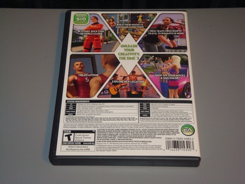The Sims 3 PC DVD Rom Software Video Game EA Win Mac Teen - Picture 2 of 3