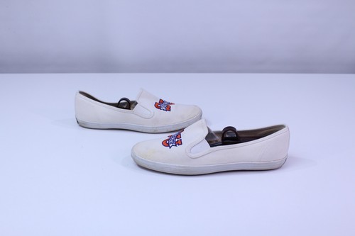 VTG Woman Cheerleader Shoes Syracuse University SU Eastport Starter 10 Orange NY - Picture 20 of 23