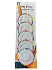 200 Berry Pins Long Round Pearl Head Sewing Dressmaking Tailor Craft Pearlized