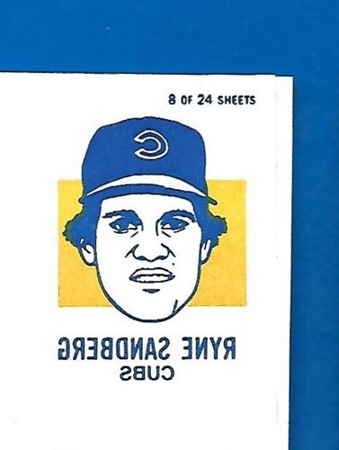 1986 OPC BASEBALL TATTOOS 6 SHEETS PANEL OF 8 PLAYERS O-PEE-CHEE 1-24 SEE LIST - Picture 179 of 217