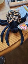 RARE  Ty Beanie Baby "Spinner" The Spider with TAG Retired babies