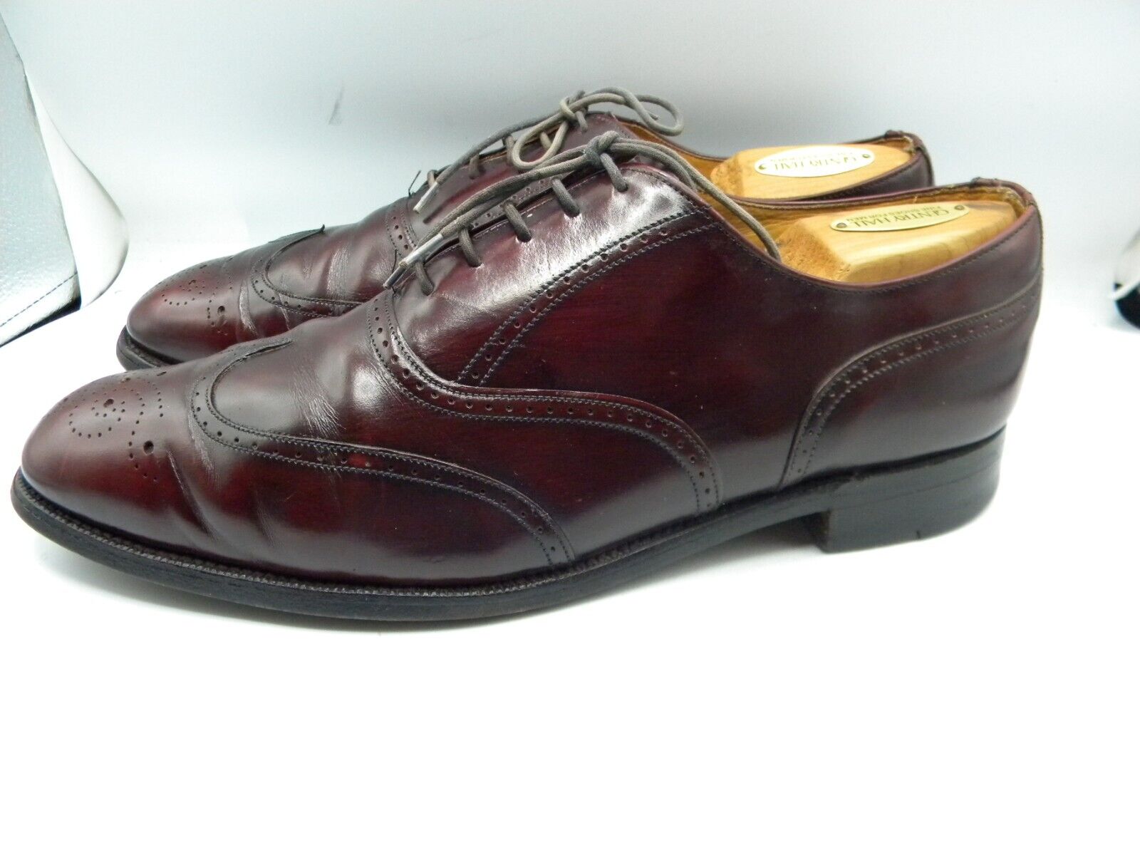 Church's Royal Tweed Cheaney Premium Grade Burgundy W… - Gem