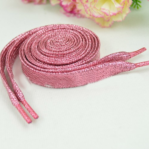 1Pair Colored Shoelaces Metallic Shoe Strings Glitter Novelty Printed Flat Lace☾ - Picture 3 of 31