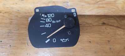 1989-1992 Toyota Supra MK3 OEM Dash Oil Pressure Gauge Black