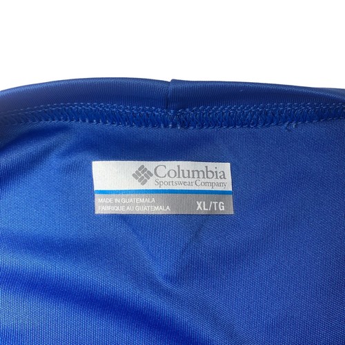 Columbia PFG Omnishade Men’s Long Sleeve Base Layer Blue Sz XL,Large Logo Spell - Picture 7 of 7