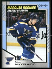 2020-21 Upper Deck #624 Niko Mikkola St. Louis Blues OPC Update Blue Hockey Card