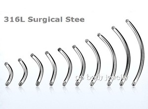 Eyebrow Ring Length Chart