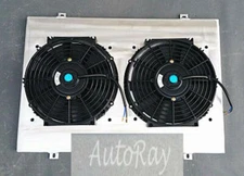 Brand New Aluminum Shroud + Fans for Pontiac Firebird Trans Am 1970-1981 70-81
