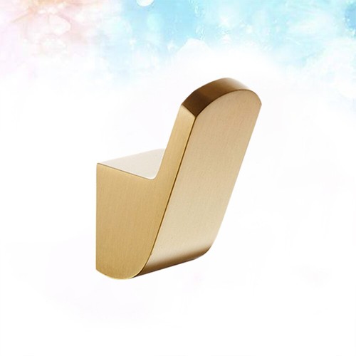 Brushed Brass Hook Hat Holder Clothes Rack Office Decorative Wall Racks