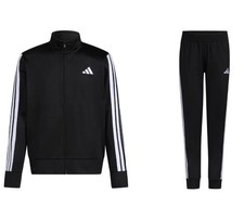 adidas Youth Set Boy's Jacket PANTS Tracksuit 2pc Size 14/16 New
