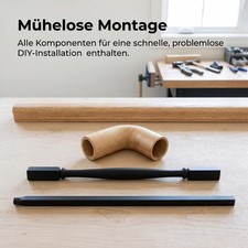 Handlauf Treppe f&uuml;r Innenbereich &ndash; Modernes Treppengel&auml;nder aus Holz oder