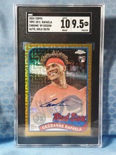 2024 Topps 35th Anvrsy🔥Ceddanne Rafaela🔥RC Auto Gold/50💎SGC 10/9.5💎