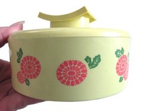 Avon Hanagasa Beauty Dust with Puff 6 oz Plastic Container Vintage New