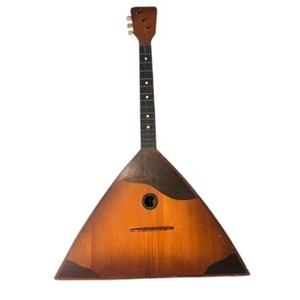 Soviet Russian 3 stringed Balalaika Authentic Made In Leningrad USSR 1965