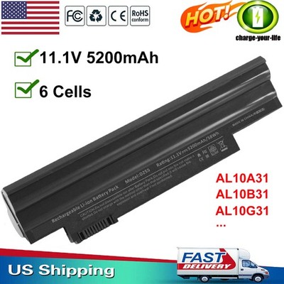  Battery for ACER Aspire one D255 D257 D260 D270 AOD255 AL10A31 AL10B31 AL10G31