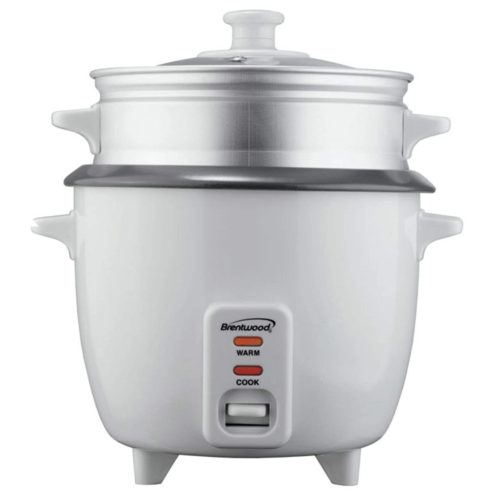TS-380S 10-Cup Uncooked/20-Cup Cooked Rice Cooker & Food Steamer White