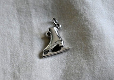 925 Sterling Silver - Figure Skating Charm